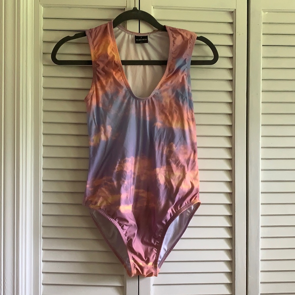 Ethereal dawn one piece bathing suit